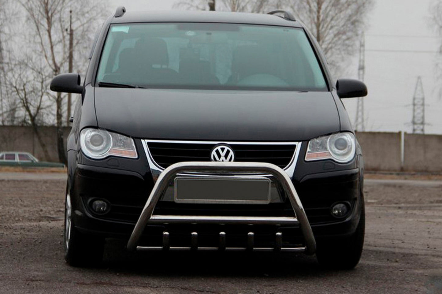 Bull Bar WT003 (Stainless Steel) for Volkswagen Touran 2003-2010 - image 1