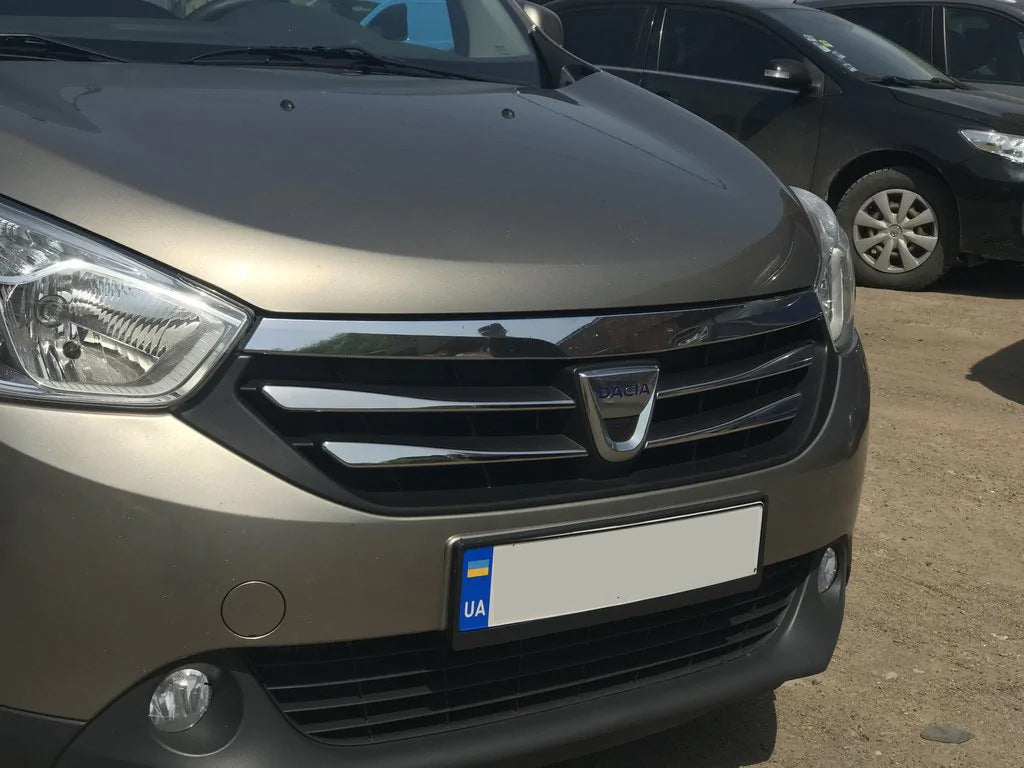 Chrome Grille Covers (4 pcs, Stainless Steel) for Dacia Lodgy 2012-2022 - image 4