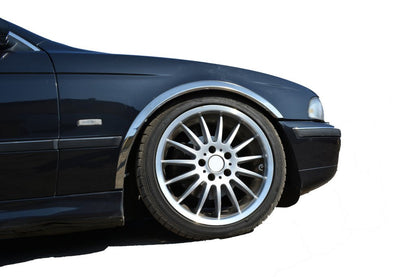 Fender flares (4 pcs, stainless steel) for BMW 5 Series E39 1996-2003 - image 1