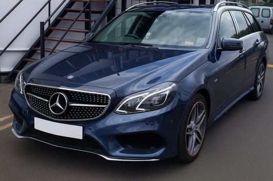 Front Grille Diamond Silver (for Avantgarde and AMG-Line, 2013-2016) for Mercedes E-сlass W212 2009-2016 - image 1