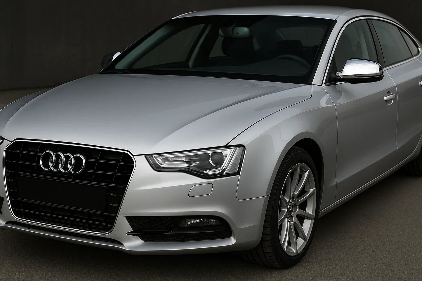 Mirror Covers 2010-2015 (2 pcs, Stainless Steel) for Audi A5 2007-2015 - image 3