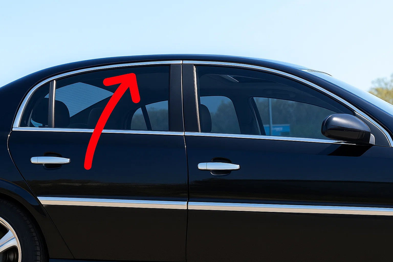 Upper window trim stainless steel (4 pcs) for Opel Vectra C 2002-2008 - image 1