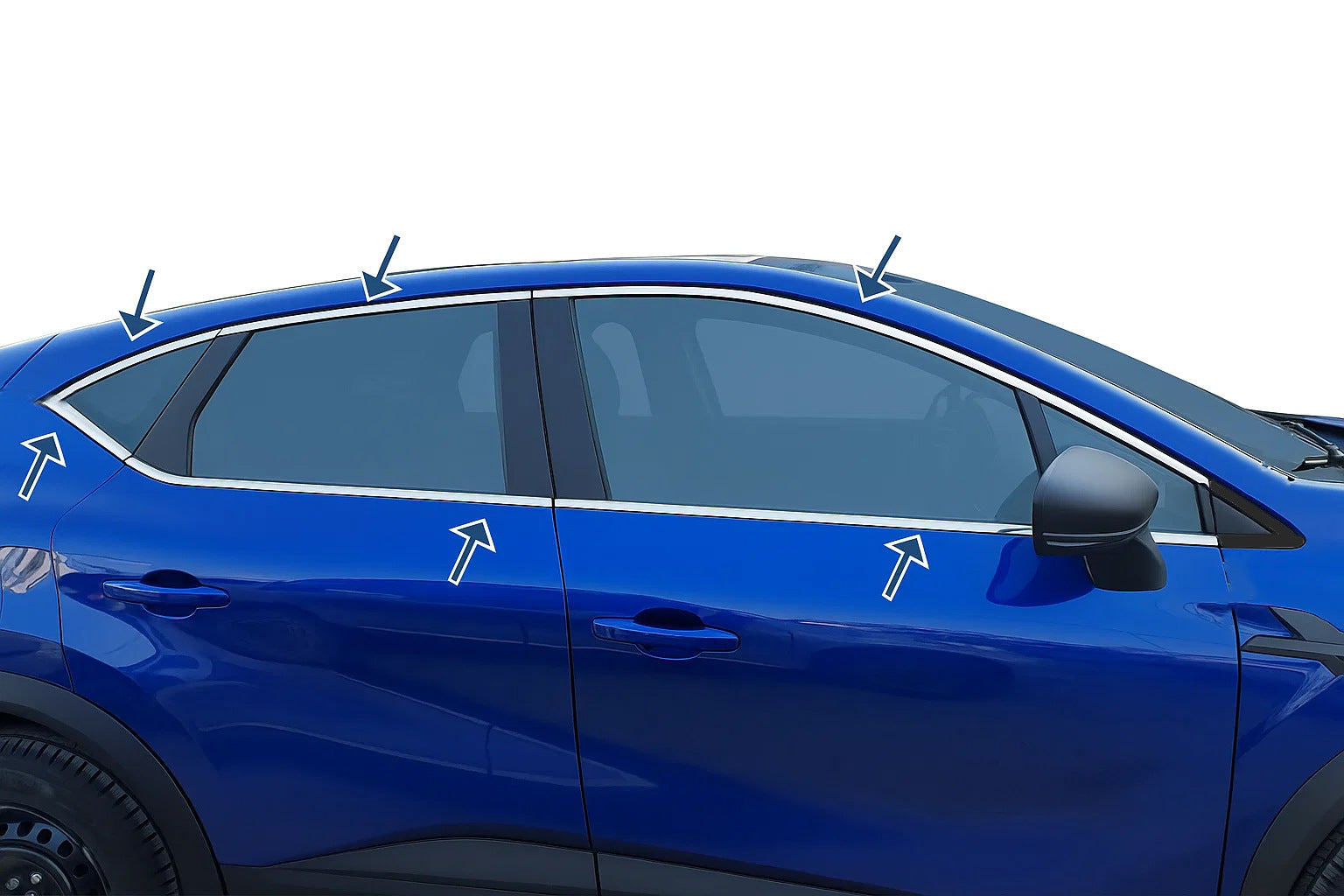 Full Window Trim Stainless Steel (10 pcs) for Nissan Juke 2020- - image 1