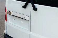 Chrome trim above license plate for swing doors (stainless steel) for Volkswagen T5 Caravelle 2004-2010 - image 1