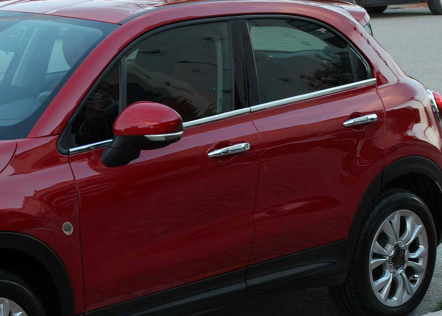 Window Trim Stainless Steel (4 pcs) for Fiat 500X 2014-2024 - image 1