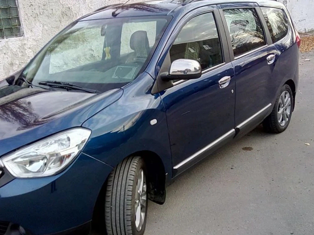 Chrome Door Handle Covers (4 pcs, Stainless Steel) for Dacia Lodgy 2012-2022 - image 2