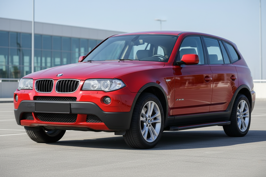 Side Steps Maya Red (2 pcs, Aluminum) for BMW X3 E-83 2003-2010 - image 1