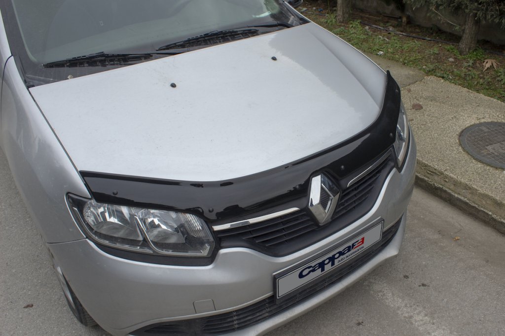 Hood Deflector (EuroCap) for Renault Logan II 2013-2022 - image 2
