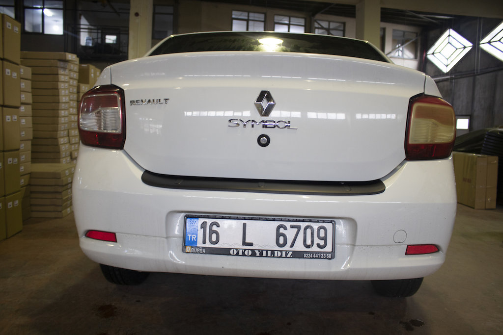 Rear Bumper Protector EuroCap (ABS) for Renault Logan II 2013-2022 - image 7