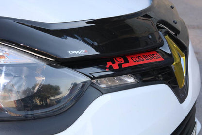 The hood deflector (EuroCap) for Renault Clio IV 2012-2019 - Reelken Auto
