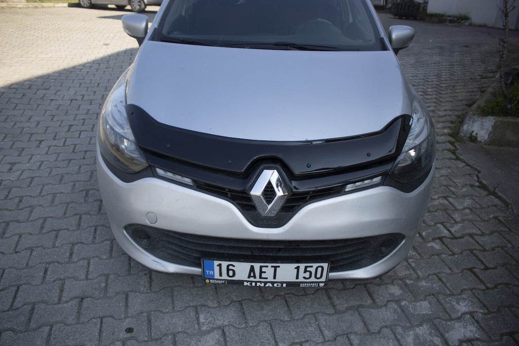 The hood deflector (EuroCap) for Renault Clio IV 2012-2019 - Reelken Auto