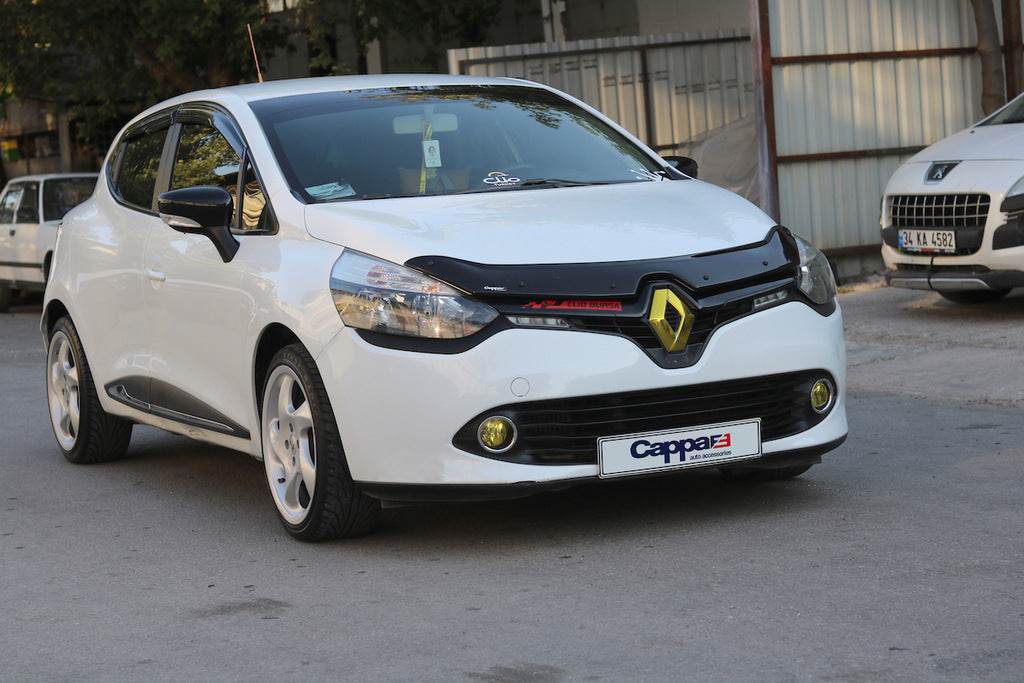 The hood deflector (EuroCap) for Renault Clio IV 2012-2019 - Reelken Auto