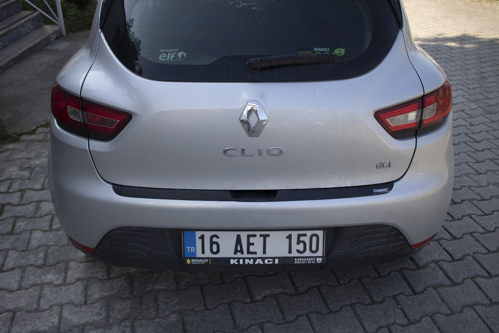 Rear Bumper Protector EuroCap (ABS) for Renault Clio IV 2012-2019 - image 2