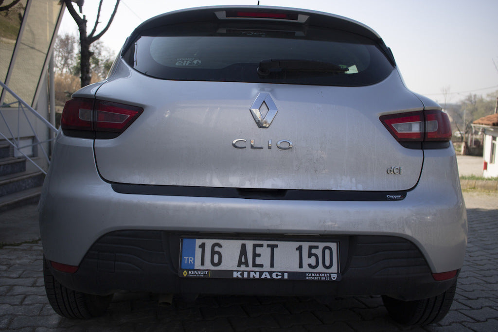 Rear Bumper Protector EuroCap (ABS) for Renault Clio IV 2012-2019 - image 3