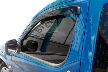 Window Deflectors (2 pcs, HIC) for Peugeot Partner 1996-2008 - image 1