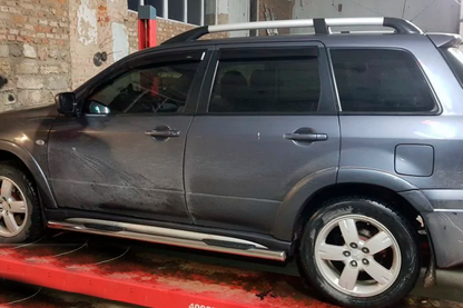 Side Bars (2 pcs, Stainless Steel) for Mitsubishi Outlander 2001-2006 - image 2