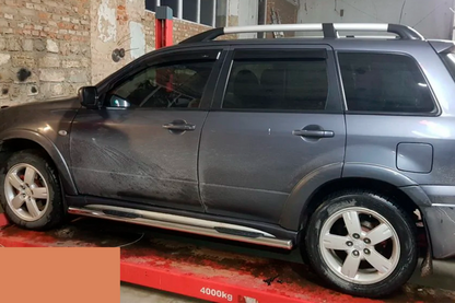 Side Bars (2 pcs, Stainless Steel) for Mitsubishi Outlander 2001-2006 - image 4