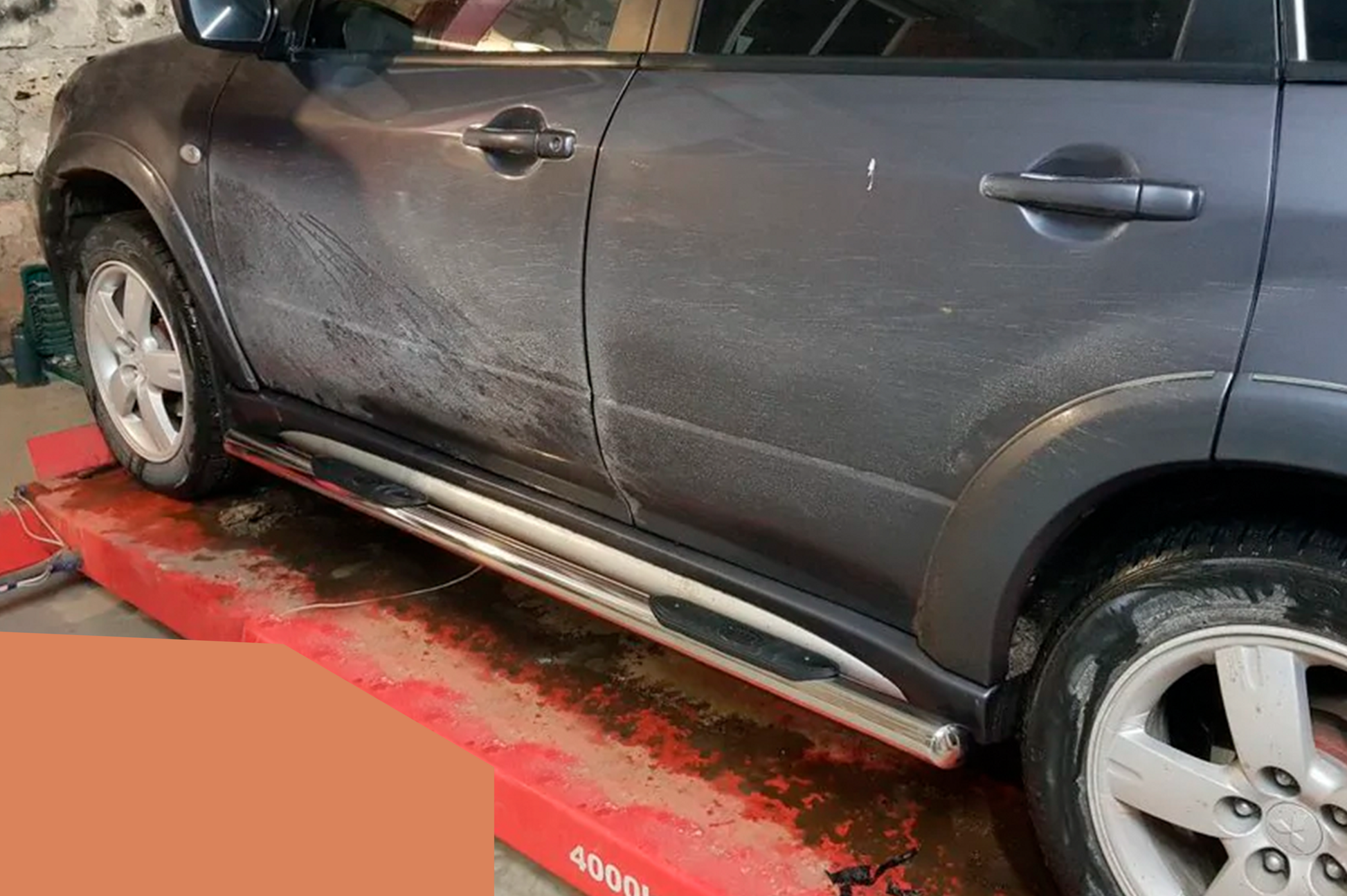 Side Bars (2 pcs, Stainless Steel) for Mitsubishi Outlander 2001-2006 - image 5