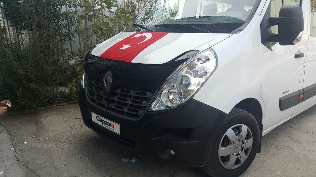 The hood deflector 2015-2019 (EuroCap) for Renault Master 2011-2023 - Reelken Auto