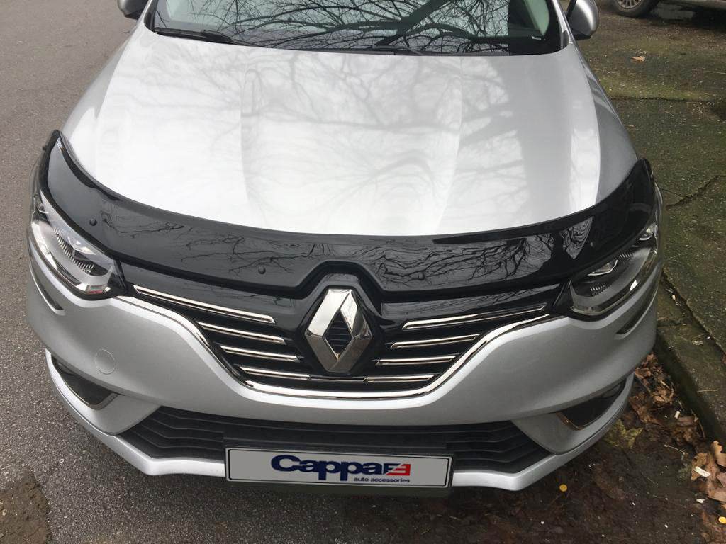 The hood deflector (EuroCap) for Renault Megane IV 2016-2025 - Reelken Auto