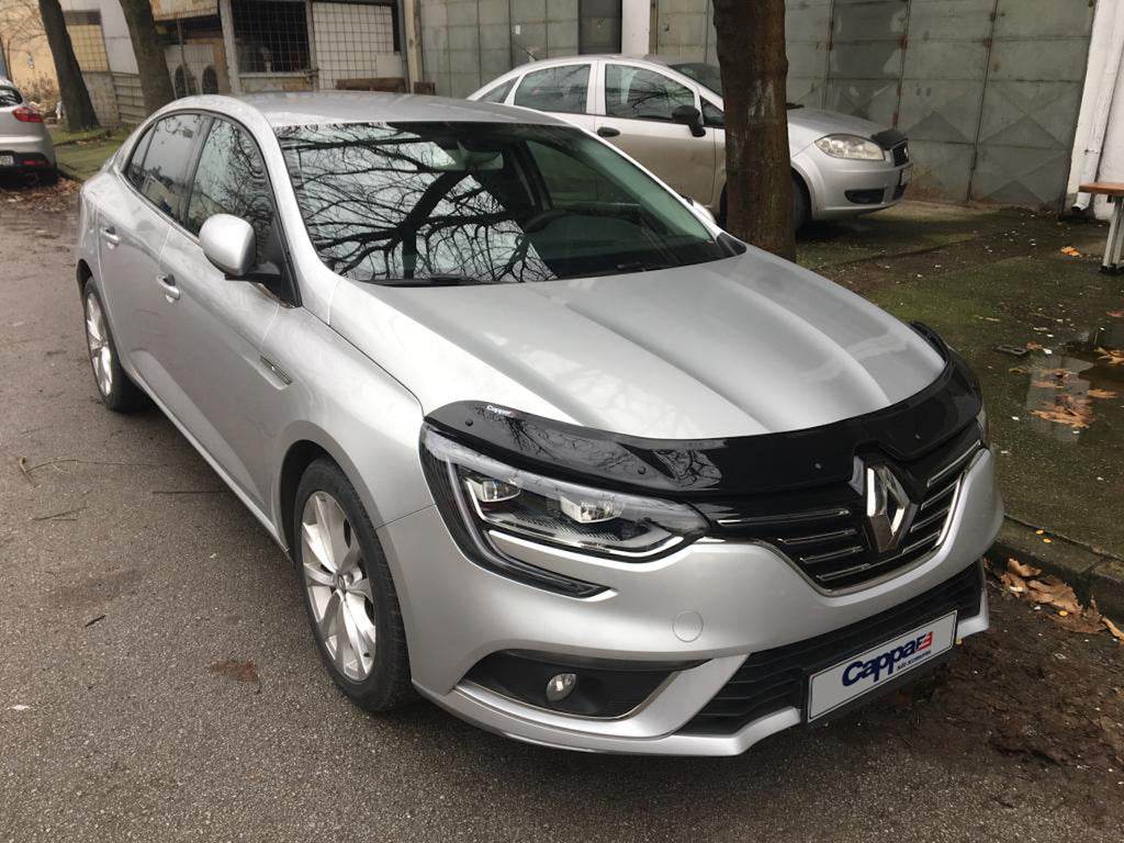 The hood deflector (EuroCap) for Renault Megane IV 2016-2025 - Reelken Auto