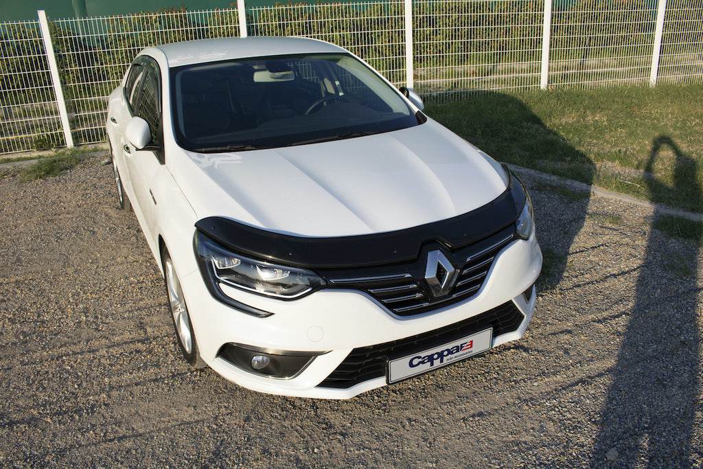 The hood deflector (EuroCap) for Renault Megane IV 2016-2025 - Reelken Auto