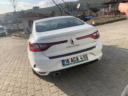 Cover on the rear bumper EuroCap (Sedan, ABS) for Renault Megane IV 2016-2025 - Reelken Auto