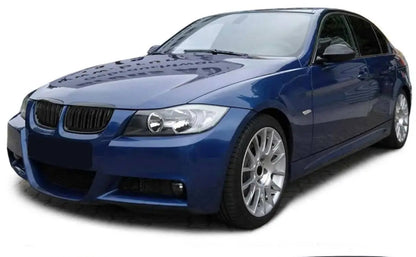 Kidney Grilles M-Look (for E-90/91, 2005-2008, Gloss Black) for BMW 3 Series E-90/91/92/93 2005-2011 - image 4