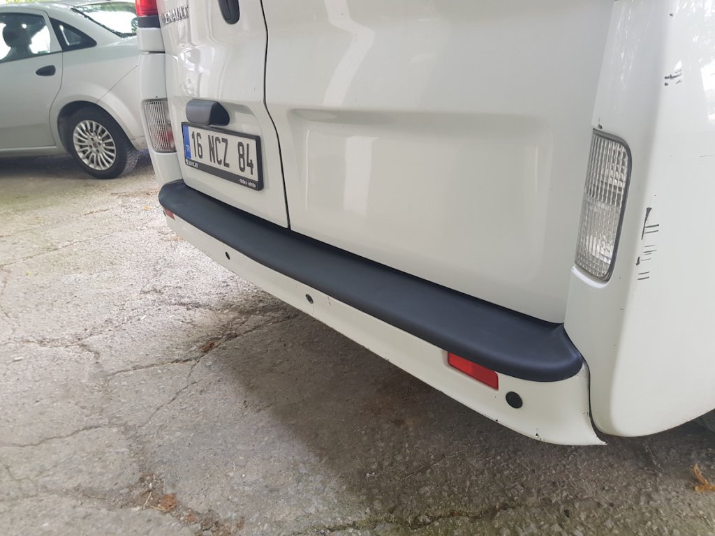 Rear Bumper Protector EuroCap (ABS) for Nissan Primastar 2002-2014 - image 5