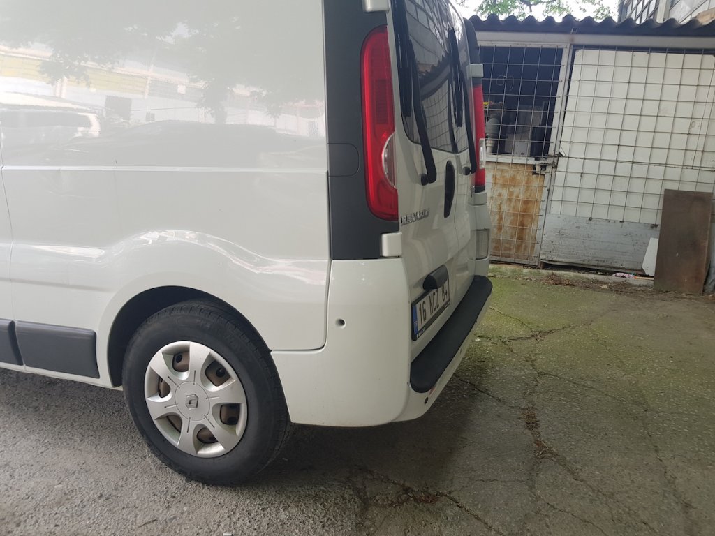 Rear Bumper Protector EuroCap (ABS) for Opel Vivaro 2001-2015 - image 6