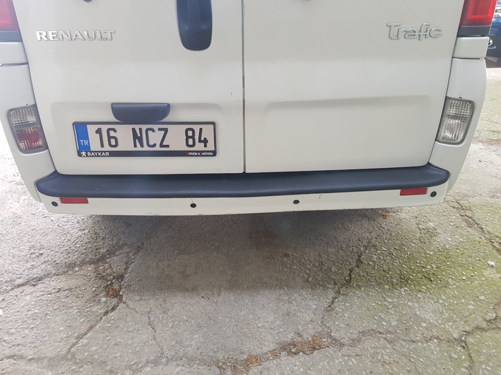 Rear Bumper Protector EuroCap (ABS) for Renault Trafic 2001-2015 - image 9