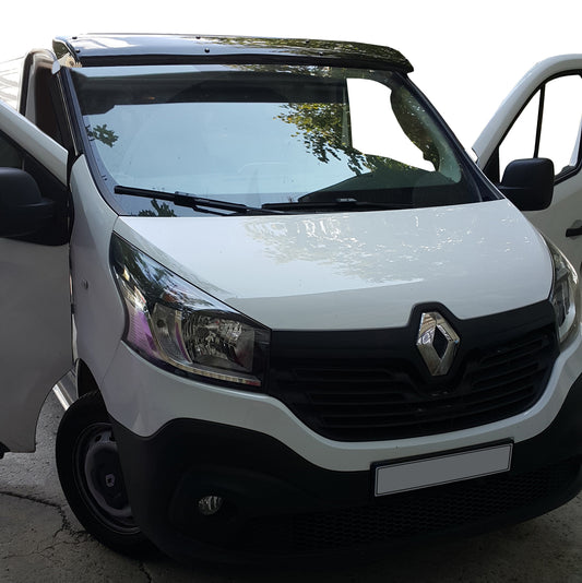 Windshield Visor (black gloss, 5mm) for Opel Vivaro 2015-2019 - image 1