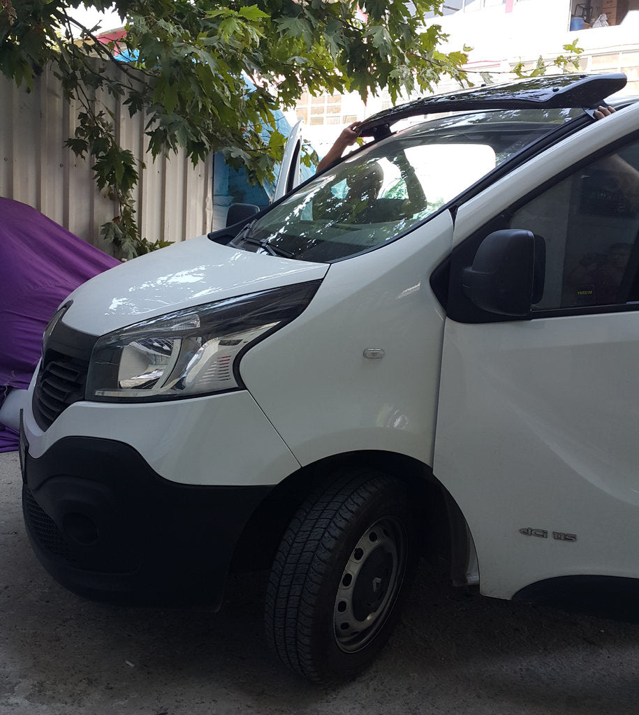 Windshield Visor (black gloss, 5mm) for Fiat Talento 2016- - image 7