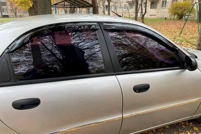 Window Deflectors (4 pcs, HIC) for Chevrolet Lanos 1998-2017 - image 5