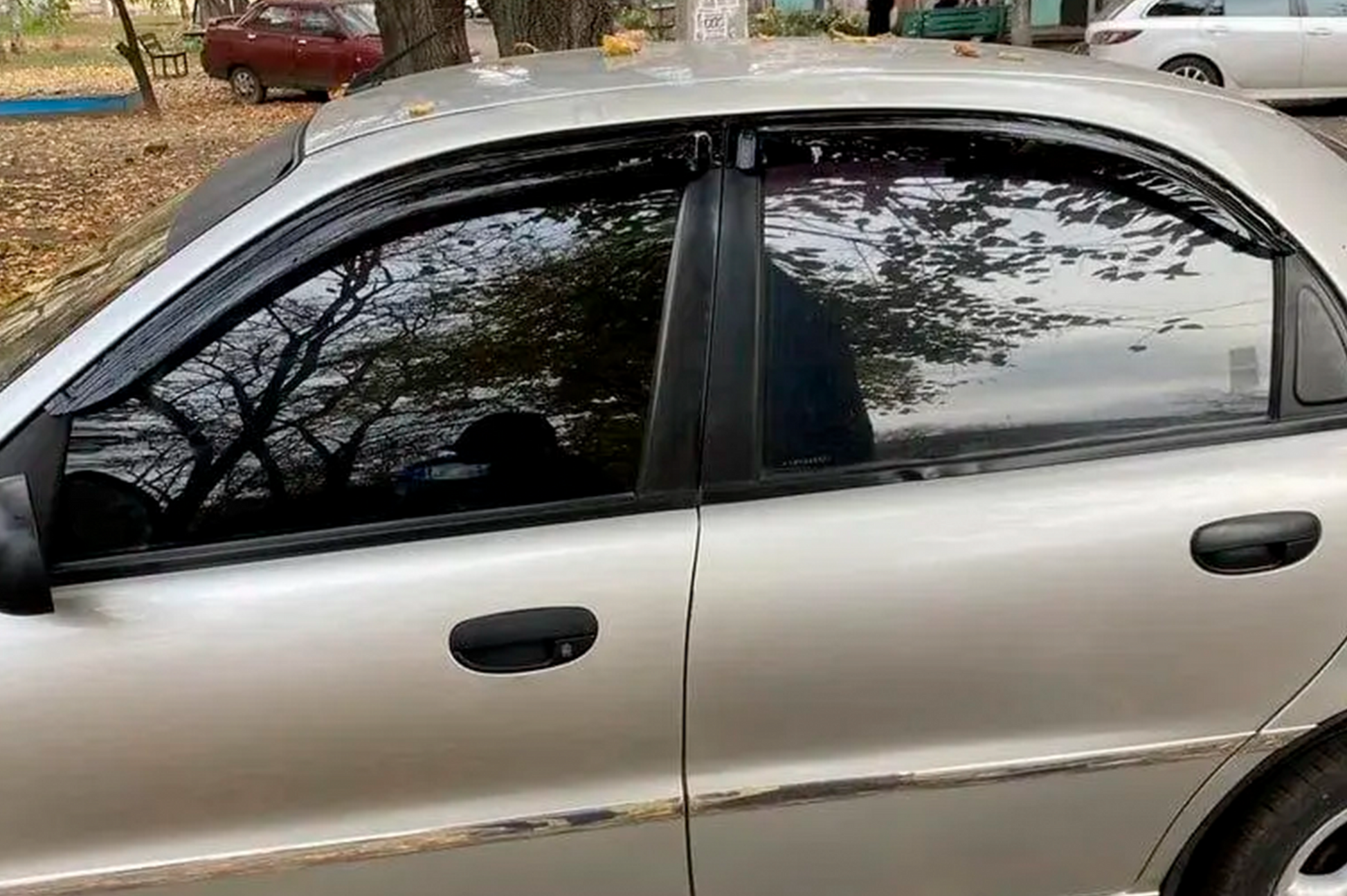 Window Deflectors (4 pcs, HIC) for Chevrolet Lanos 1998-2017 - image 7