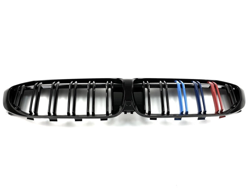 M-Look V2 Kidney Grilles (2018-2022, M-Color with Black Trim) for BMW 3 Series G20/G21 2018- - image 4