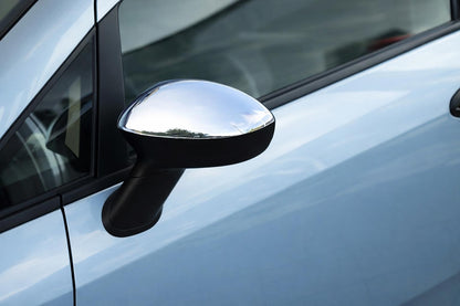 Mirror Covers (2 pcs, Stainless Steel) for Fiat Linea 2006-2018 - image 1