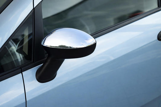 Mirror Covers (2 pcs, Stainless Steel) for Fiat Linea 2006-2018 - image 1