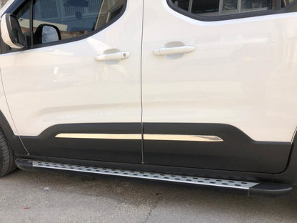 Stainless Steel Door Molding Covers for Peugeot Partner/Rifter 2019- - image 3