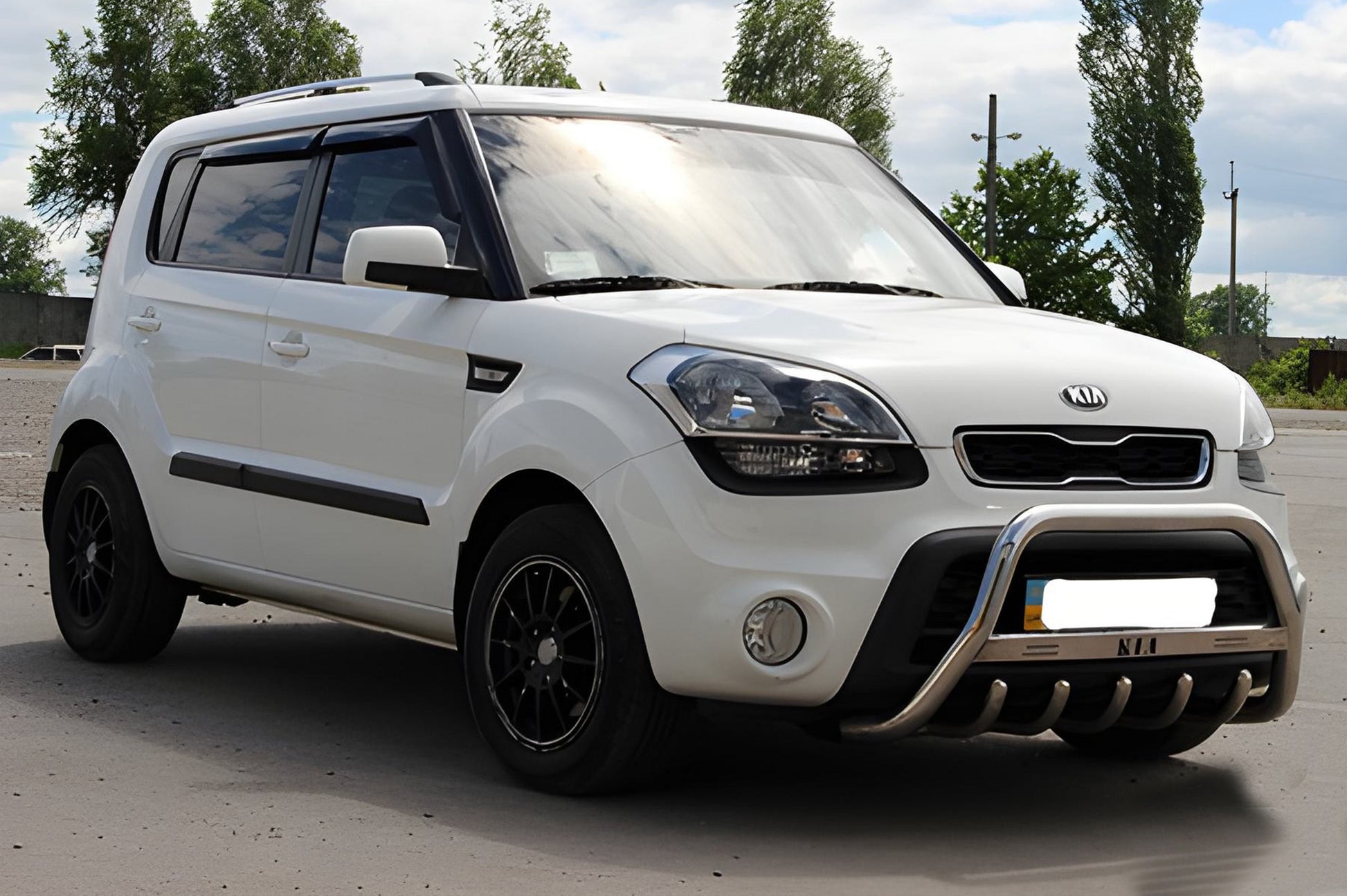 Bull Bar (Stainless Steel) for Kia Soul I 2008-2013 - image 3
