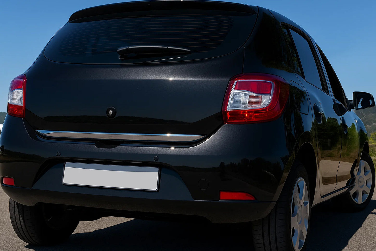 Trunk Sill Protector Stainless Steel for Dacia Sandero 2013-2020 - image 1