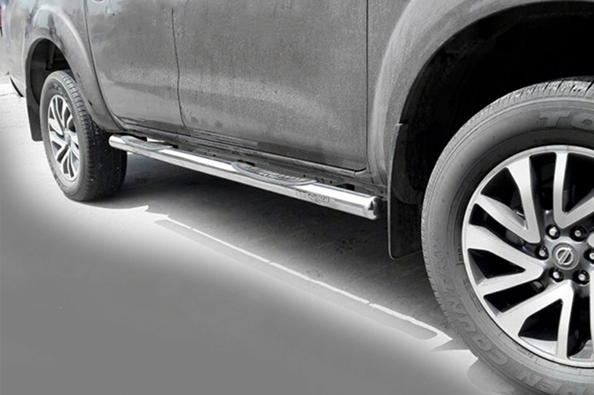 Side Bars (2 pcs, Stainless Steel) for Nissan Navara/NP300 2016- - image 1