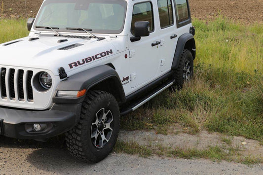 Side sills Duru (2 pieces, aluminum) for Jeep Wrangler 2018↗ - Reelken Auto
