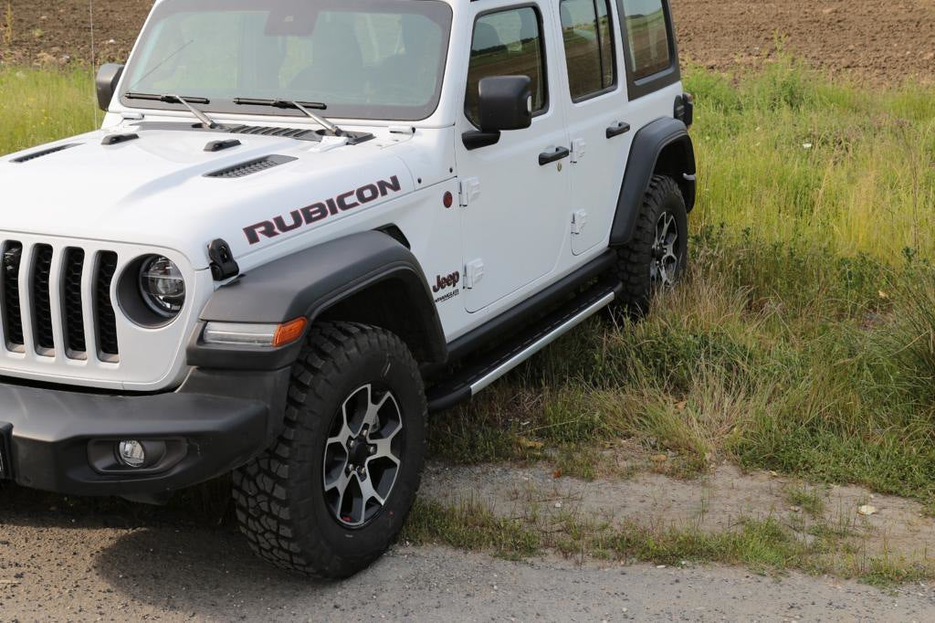 Side Steps Duru (2 pcs, Aluminum) for Jeep Wrangler 2018- - image 1