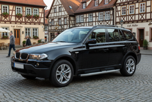 Side Steps Mevsim Grey (2 pcs, Aluminum) for BMW X3 E-83 2003-2010 - image 1