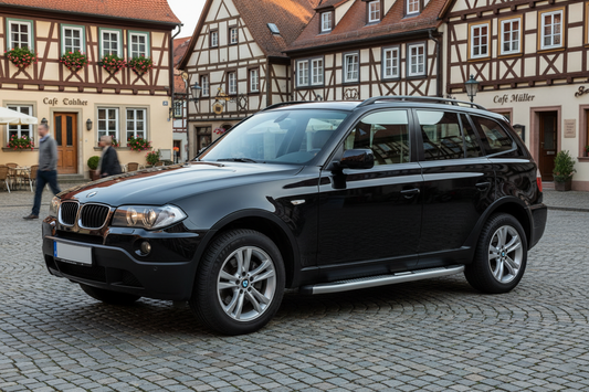 Side Steps Mevsim Grey (2 pcs, Aluminum) for BMW X3 E-83 2003-2010 - image 1