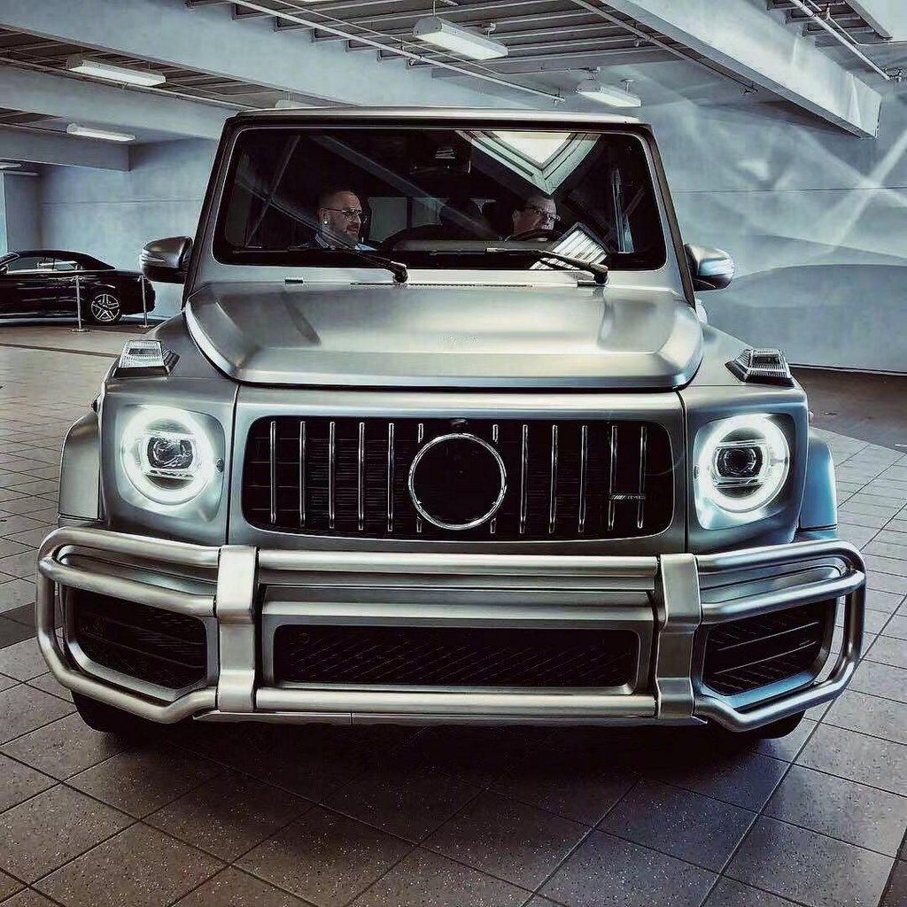 Front bull bar for facelift 2018+ for Mercedes G сlass W463 1990-2018 - image 1