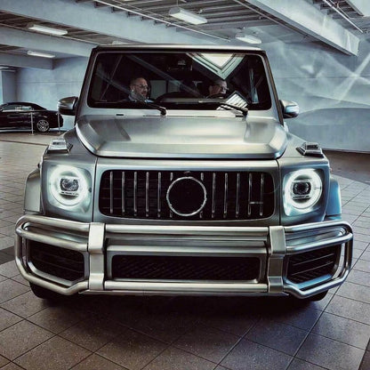 Front bull bar for facelift 2018+ for Mercedes G сlass W463 1990-2018 - image 1