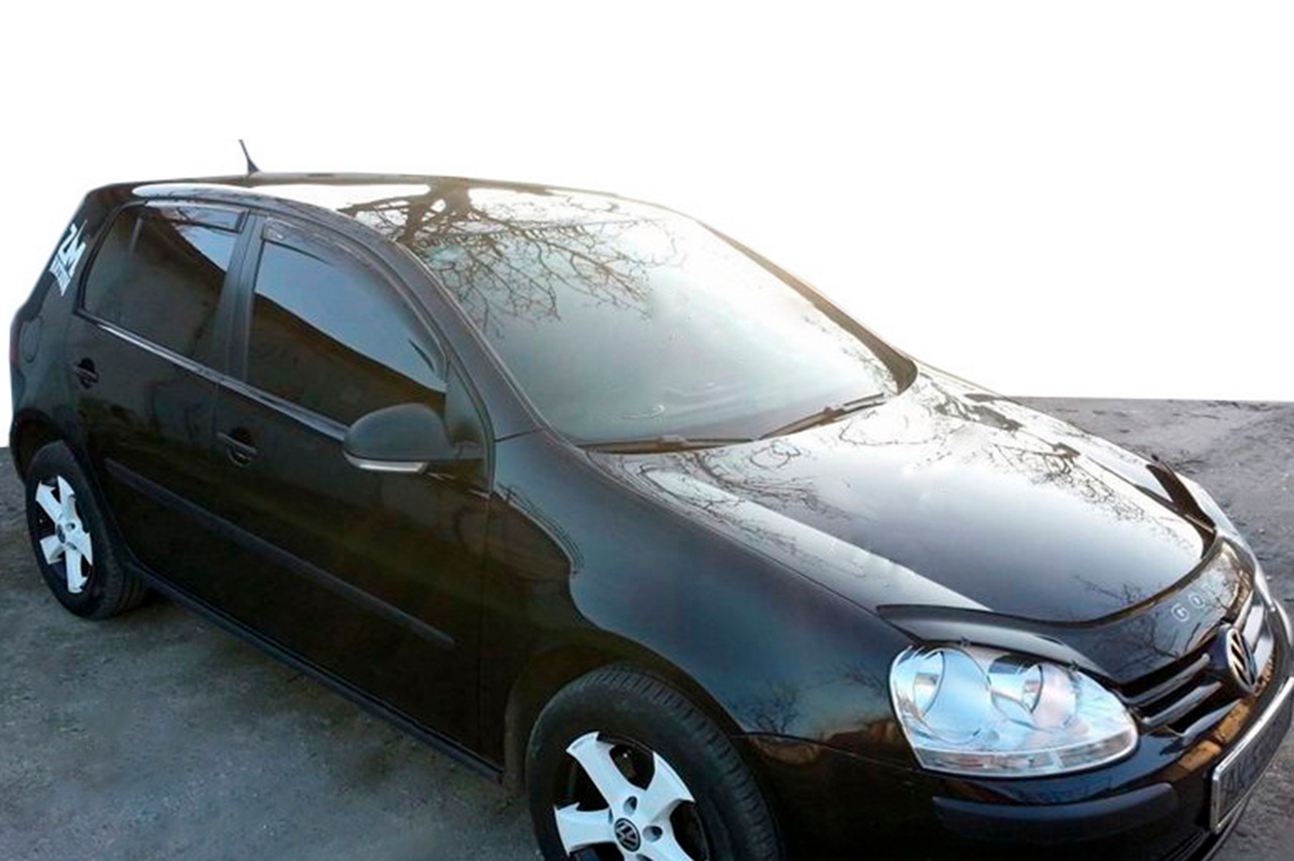 Window Deflectors HB (4 pcs, HIC) for Volkswagen Golf 5 2003-2009 - image 3