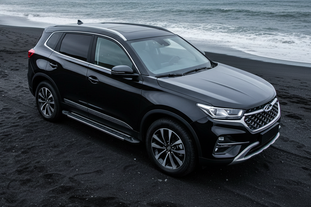 Side Steps RedLine V1 (2 pcs, Aluminum) for Chery Tiggo 7 2020- - image 1